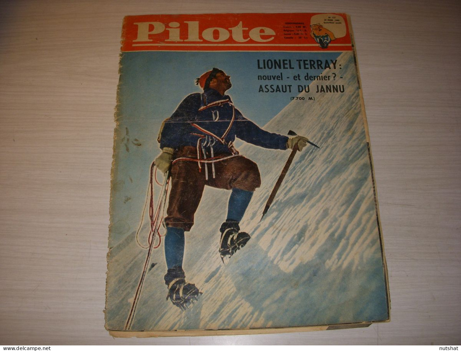 PILOTE 127 29.03.62 LIONEL TERRAY AVIATION CHARLES LINDBERGH BOB MORANE - Pilote