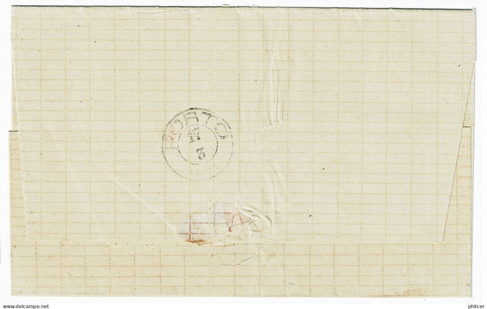 Portugal, 1880/1, # 54, Para O Porto - Lettres & Documents