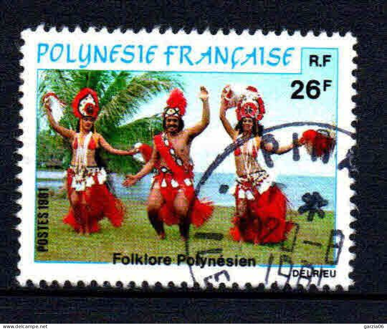 Polynésie - 1981  - Danseurs -  N° 165  - Oblit - Used - Gebraucht