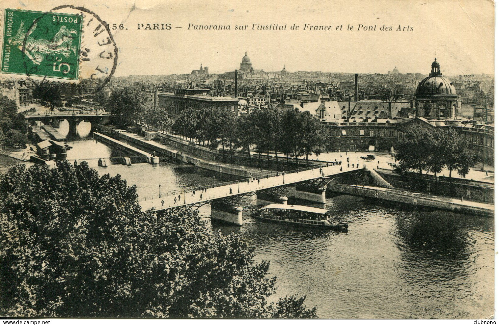  CPA - PARIS - PANORAMA SUR L'INSTITUT DE FRANCE ET LE PONT DES ARTS - La Seine Et Ses Bords