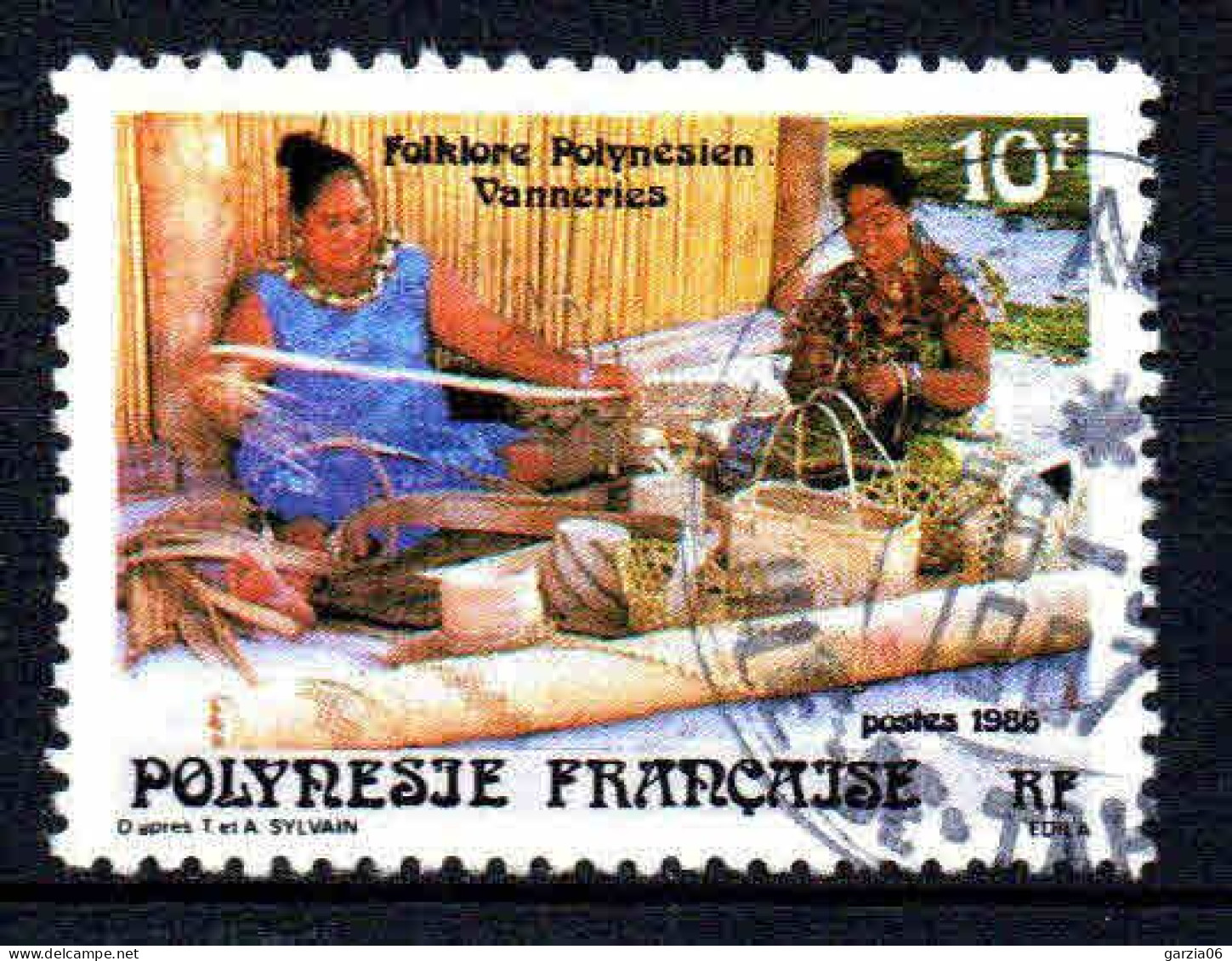 Polynésie - 1986  - Vannerie  -  N° 264  - Oblit - Used - Usati