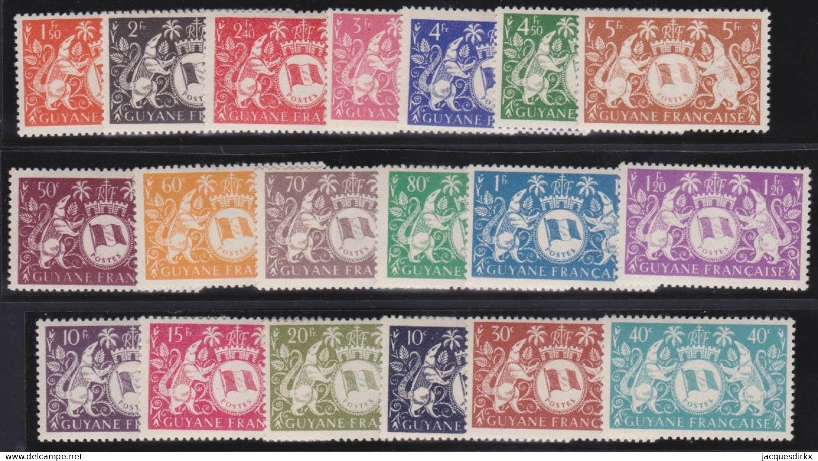 Guyane   .  Y&T   .    182/200  .      *   .    Neuf Avec Gomme - Unused Stamps