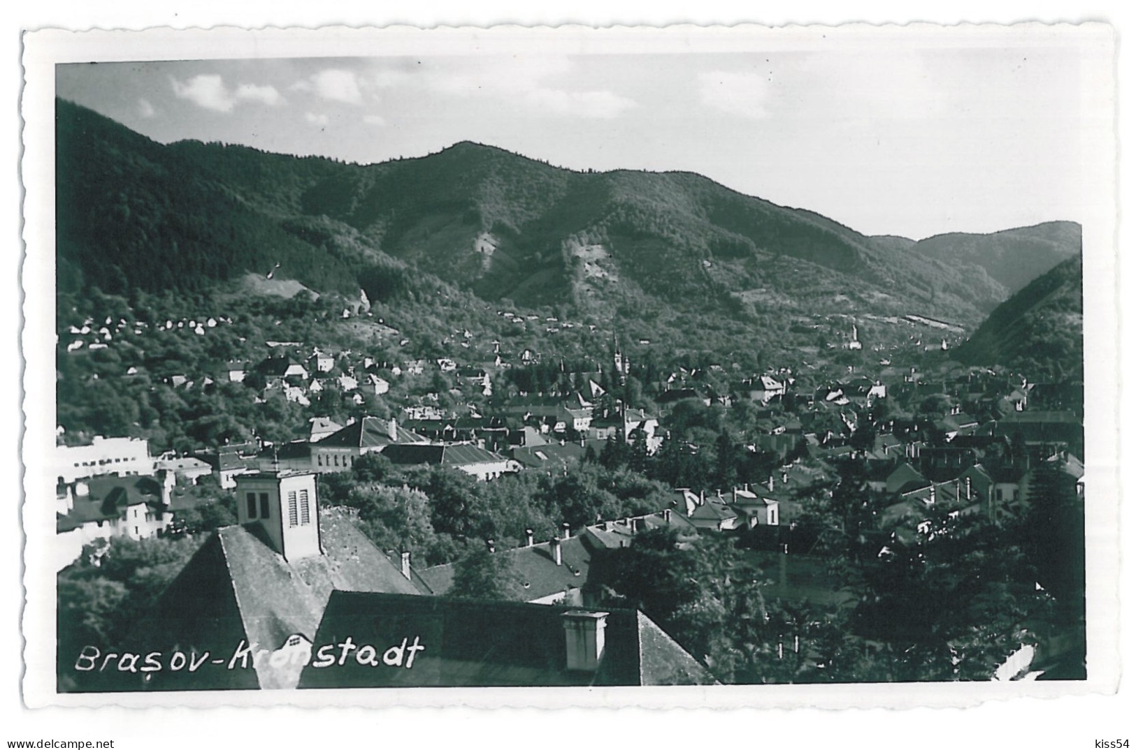 RO 63 - 13591 BRASOV, Romania, Panorama - Old Postcard, Real PHOTO - Unused - 1940 - Rumänien