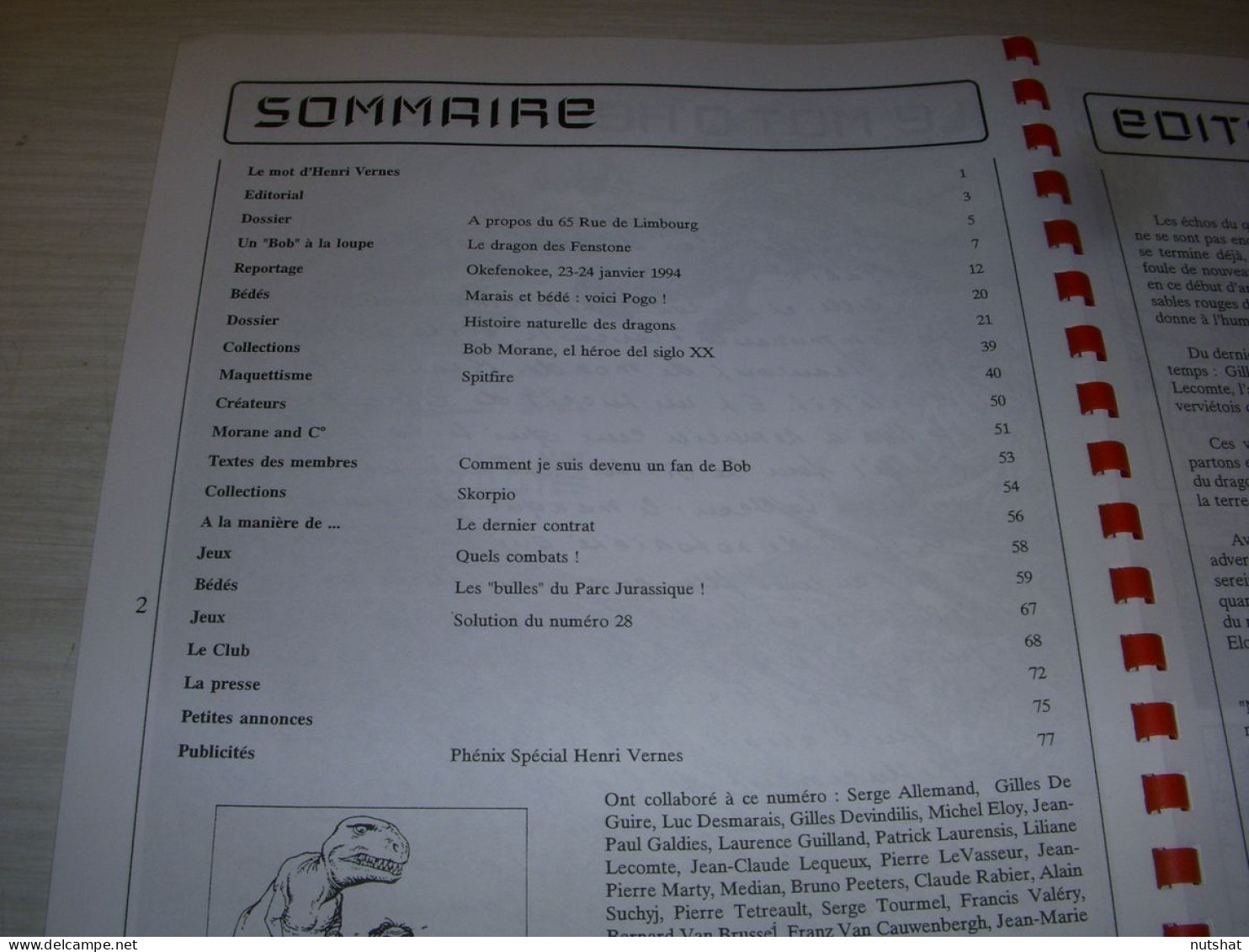 REVUE REFLETS Bob MORANE 29 03.1994 DRAGON FENSTONE - DOSSIER MAQUETTE SPITFIRE  - Bob Morane