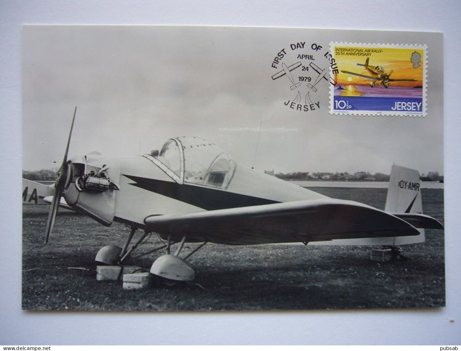 Avion / Airplane / FRENCH SINGLE-SEAT ULTRALIGHT  / Druine D.31 Turbulent / Carte Maximum - 1946-....: Moderne