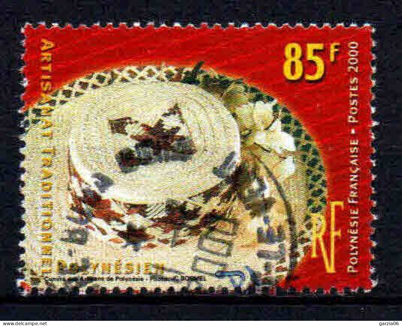 Polynésie - 2000  - Chapeaux  -  N° 627  - Oblit - Used - Used Stamps