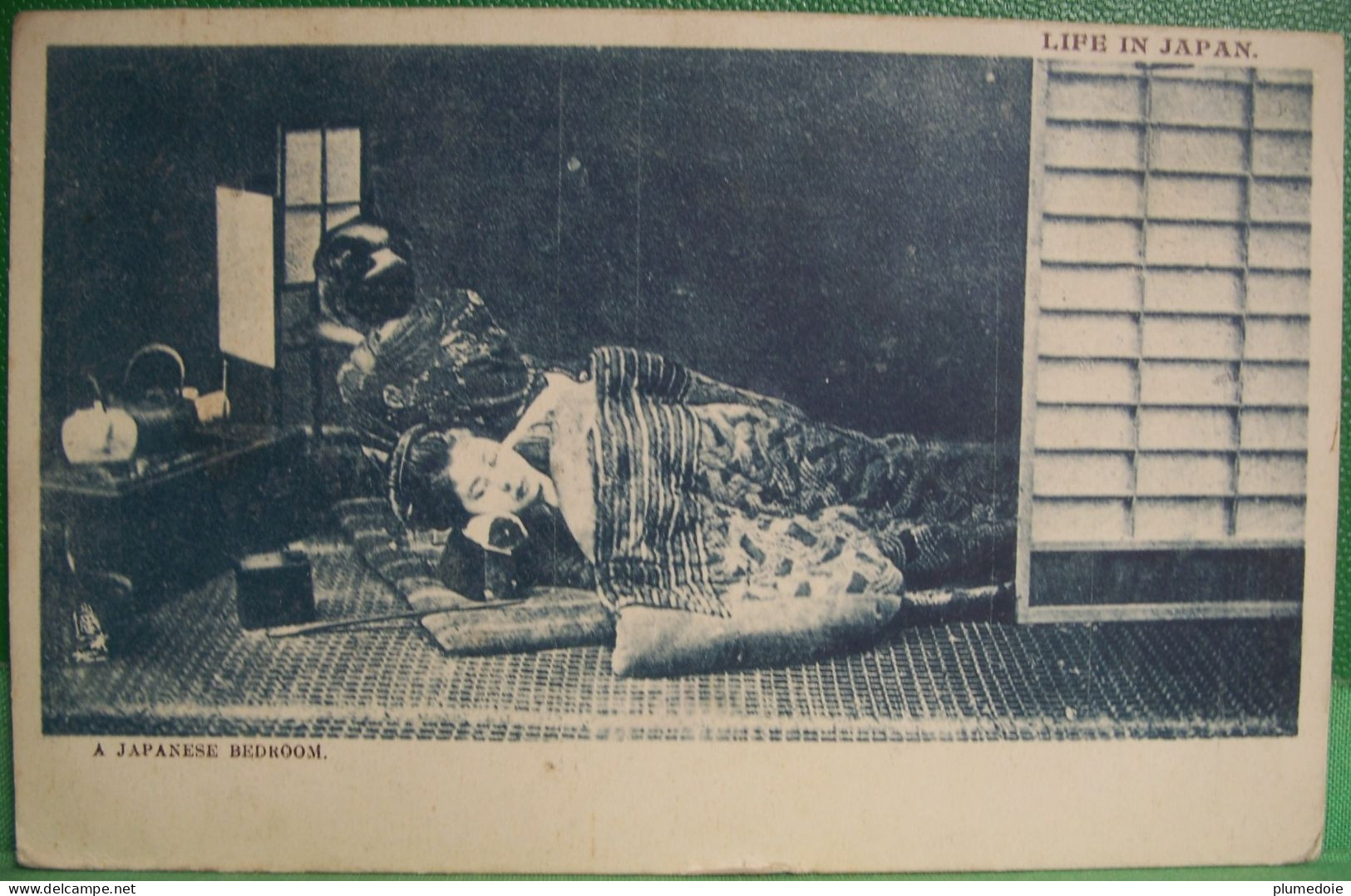 Cpa TUCK ,VIE AU JAPON UNE CHAMBRE JAPONAISE , COUPLE , 1907 , Life In Japan, A JAPANESE BEDROOM , - Asie