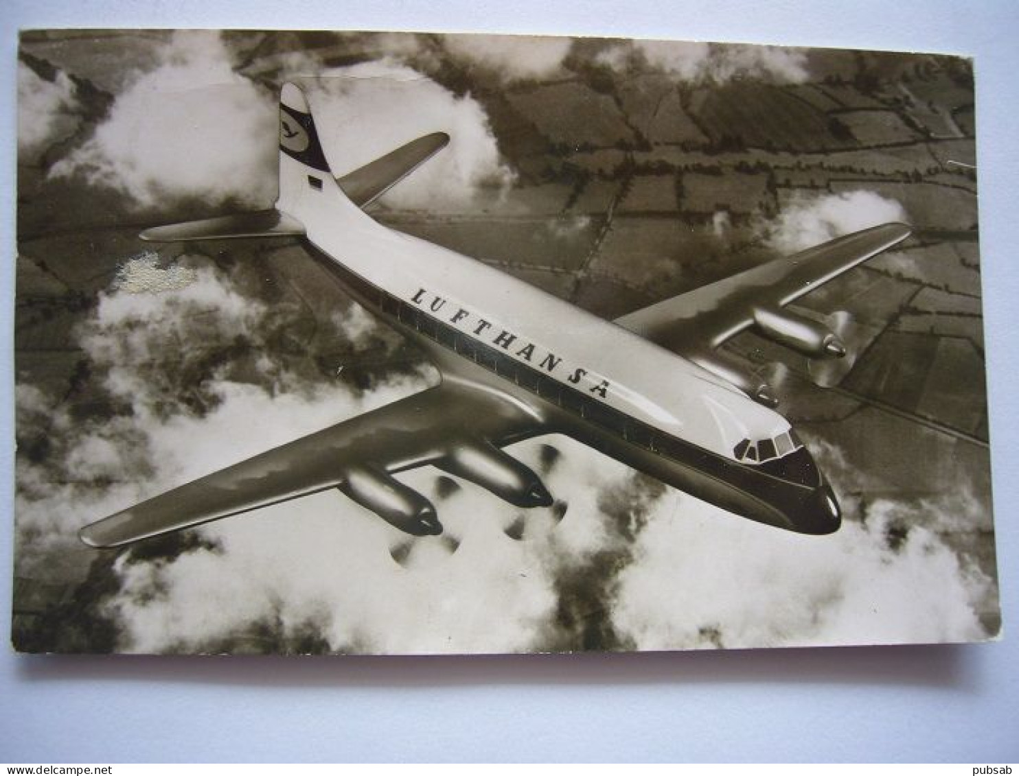 Avion / Airplane / LUFTHANSA / Vickers Viscount 814 / Airline Issue - 1946-....: Moderne