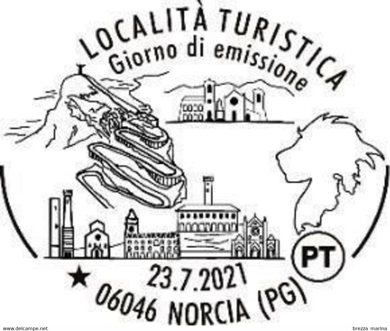 Nuovo - MNH - ITALIA - 2021 - Turismo – Norcia (PG) – Umbria – Panorama Di Castelluccio - Lenticchie - B - 2021-...:  Nuevos