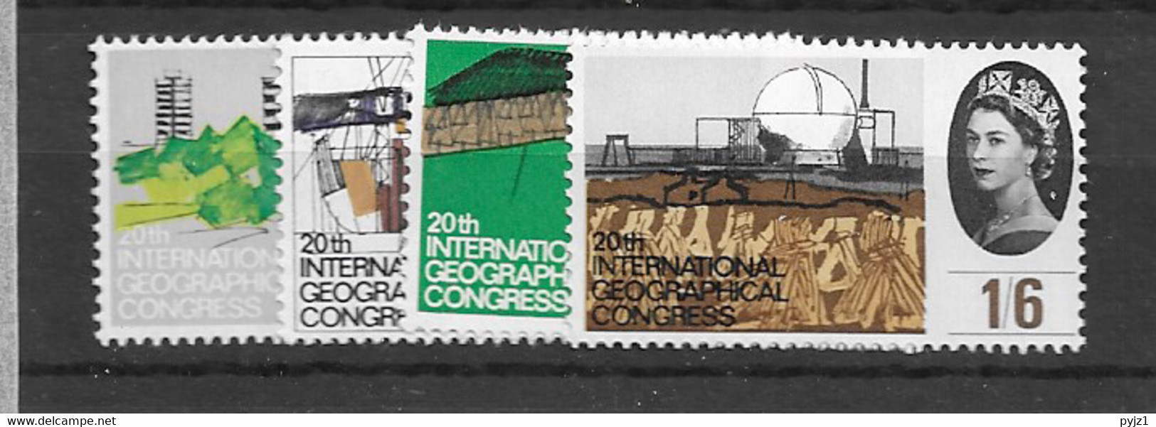 1964 MNH GB, Mi 374-77x Postfris** - Unused Stamps