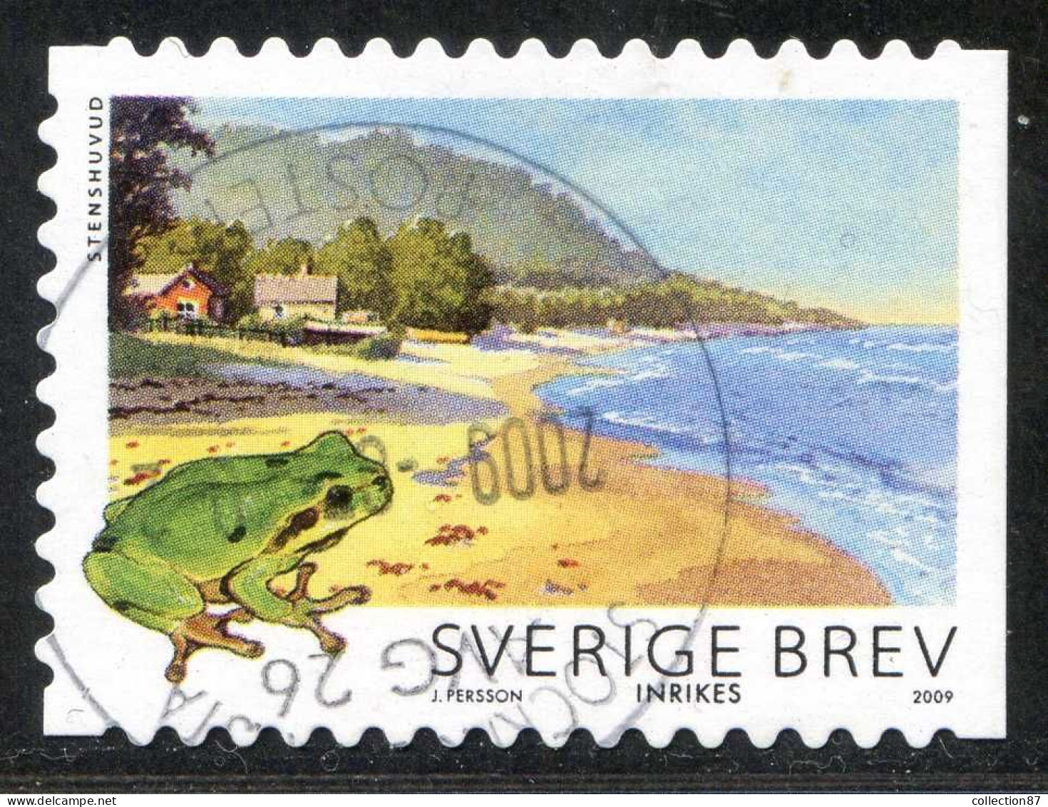 Réf 77 < SUEDE < Yvert N° 2690 Ø < Année 2009 Used < SWEDEN < Grenouille - Used Stamps