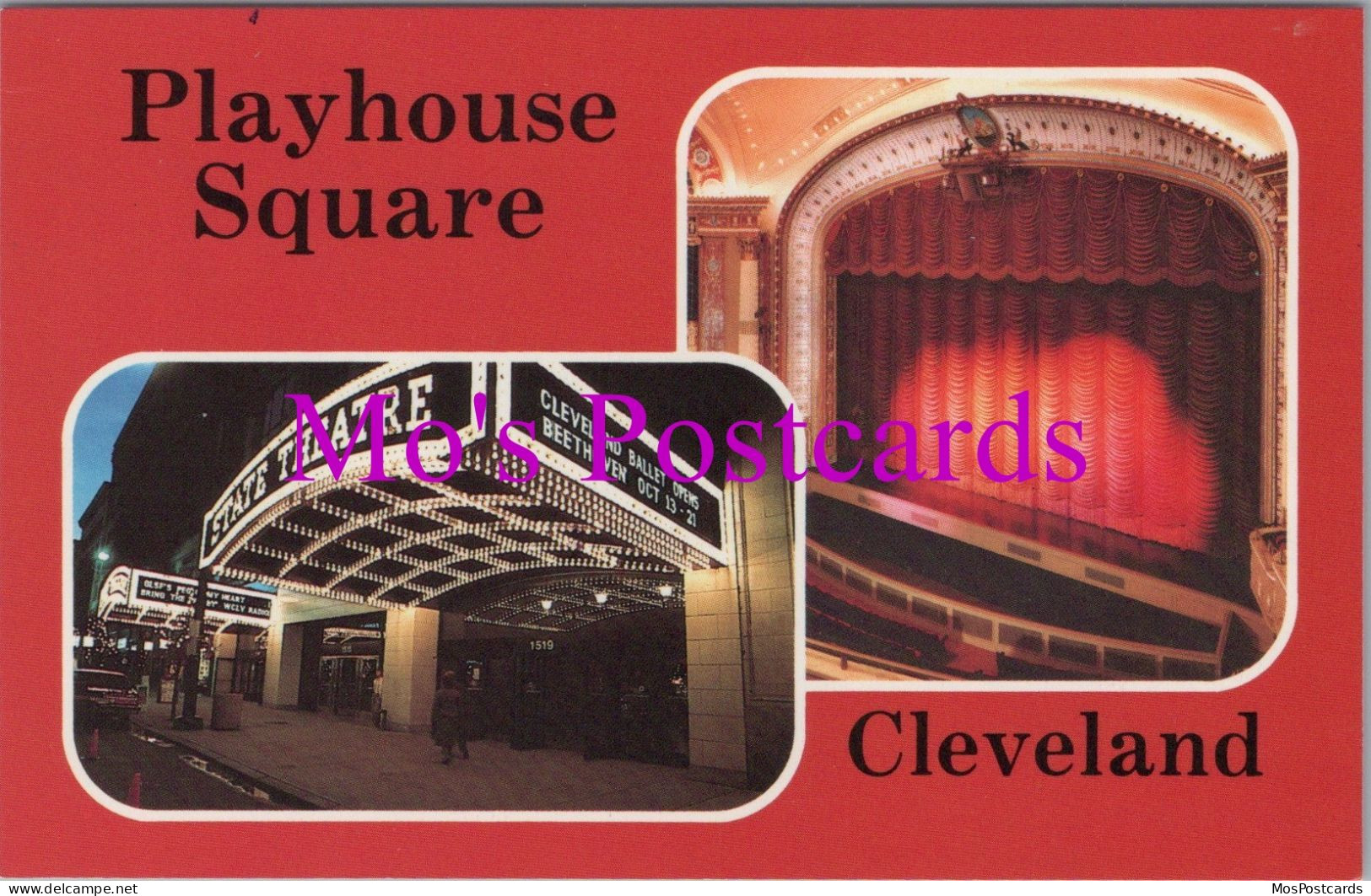 America Postcard - State Theatre, Cleveland, Ohio  DZ43 - Cleveland