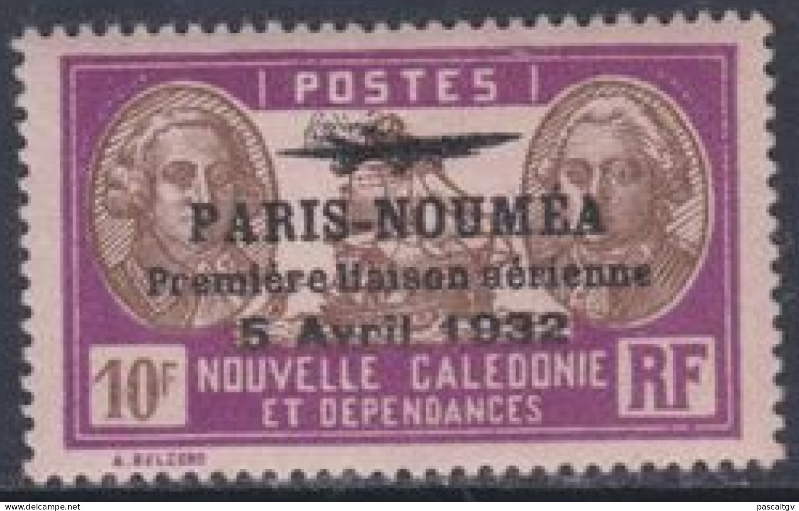 Nouvelle Calédonie - 1933 - PA N°27 ** - Neufs