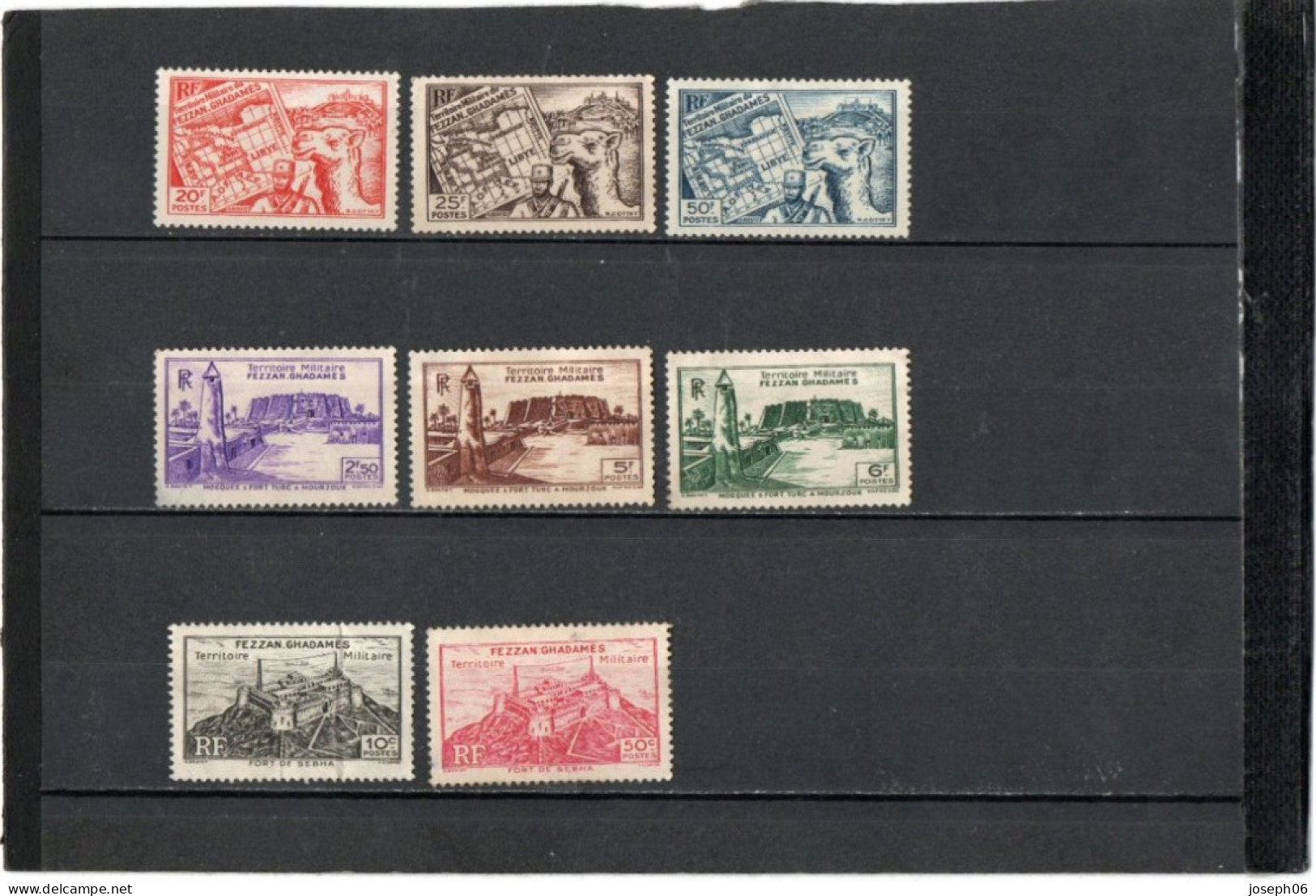 FEZZAN    1946  Y.T. N° 28  à  42  Incomplet  NEUF* - Unused Stamps