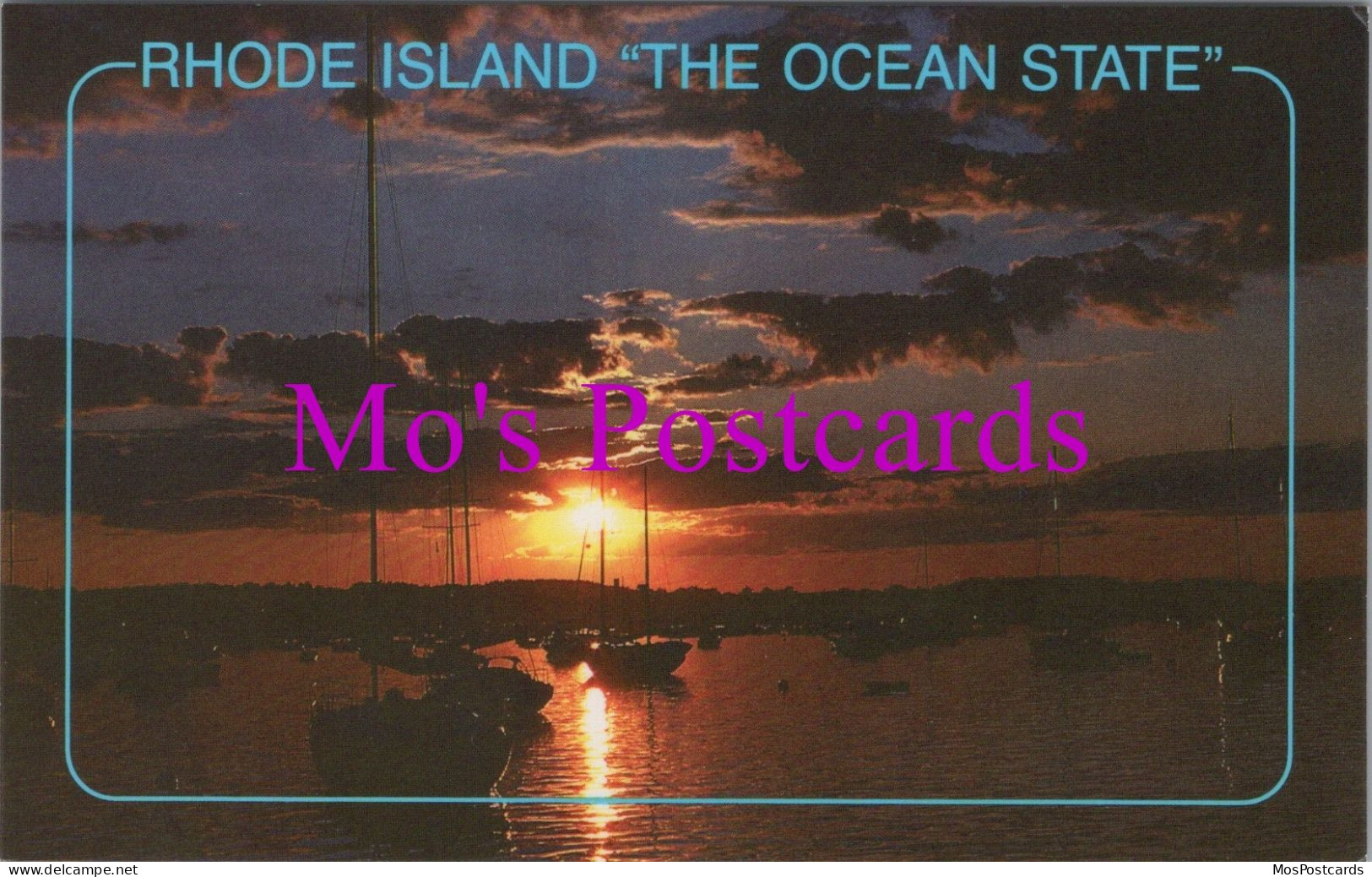 America Postcard - Rhode Island "The Ocean State"   DZ44 - Andere & Zonder Classificatie