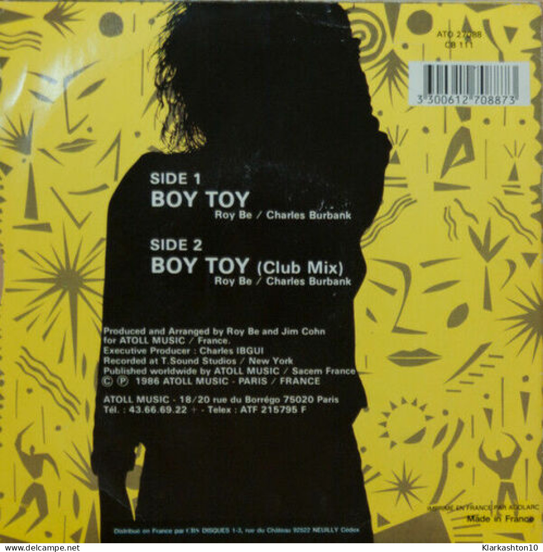 Boy Toy - Non Classés