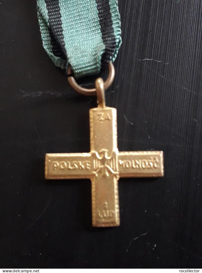 Krzyż Partyzancki - Medal + Miniature - Andere & Zonder Classificatie