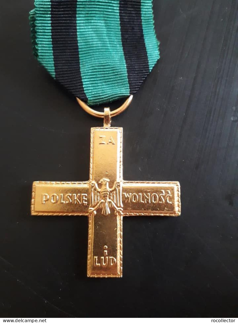 Krzyż Partyzancki - Medal + Miniature - Autres & Non Classés