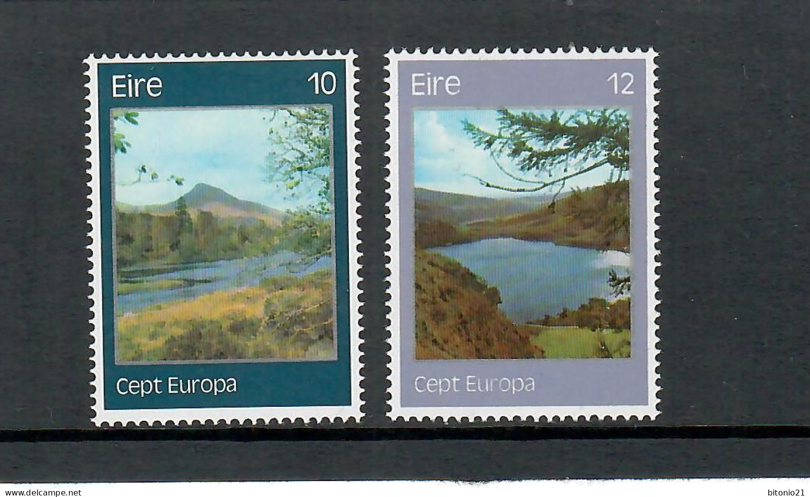 IRLANDE Lot 2 Timbres YT 363-364 , Neufs** De 1977 , Côte YT 3,50 - Unused Stamps