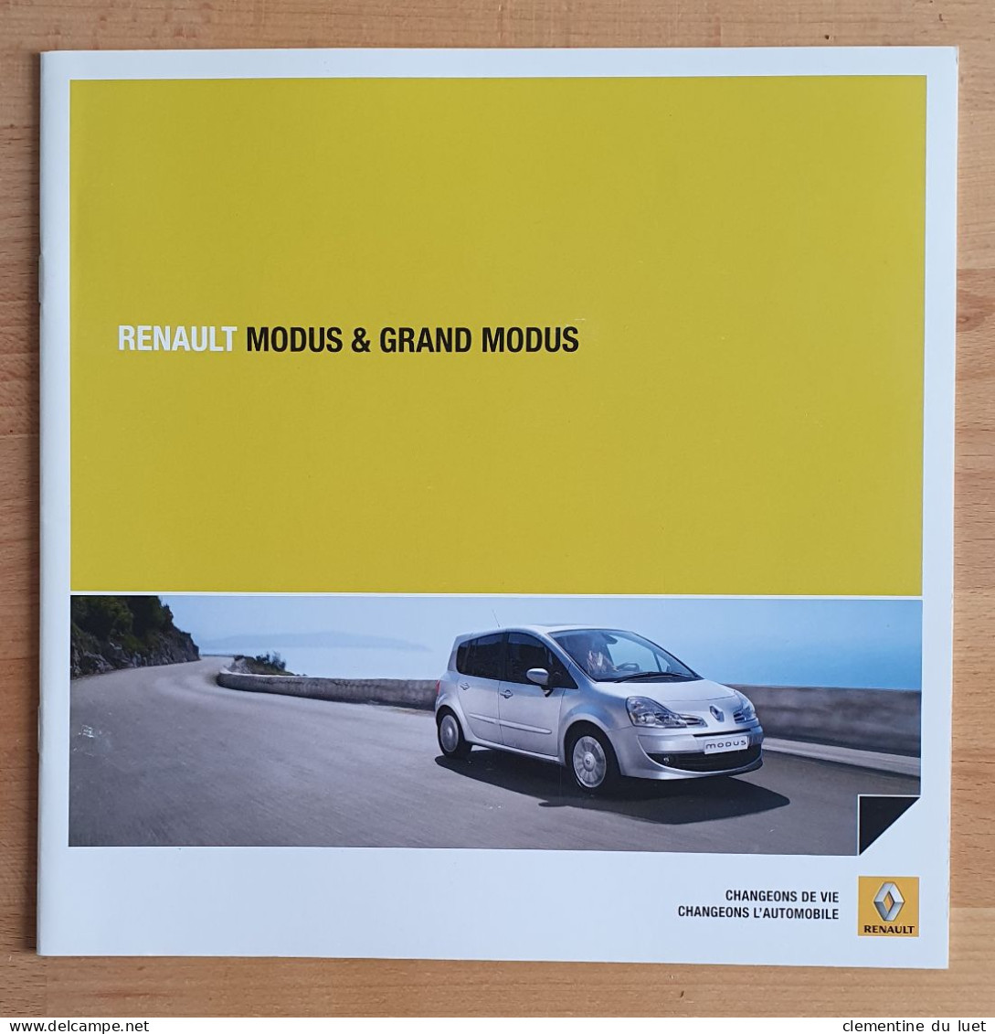 BROCHURE RENAULT MODUS & GRAND MODUS COLLECTION 2012 - Cars