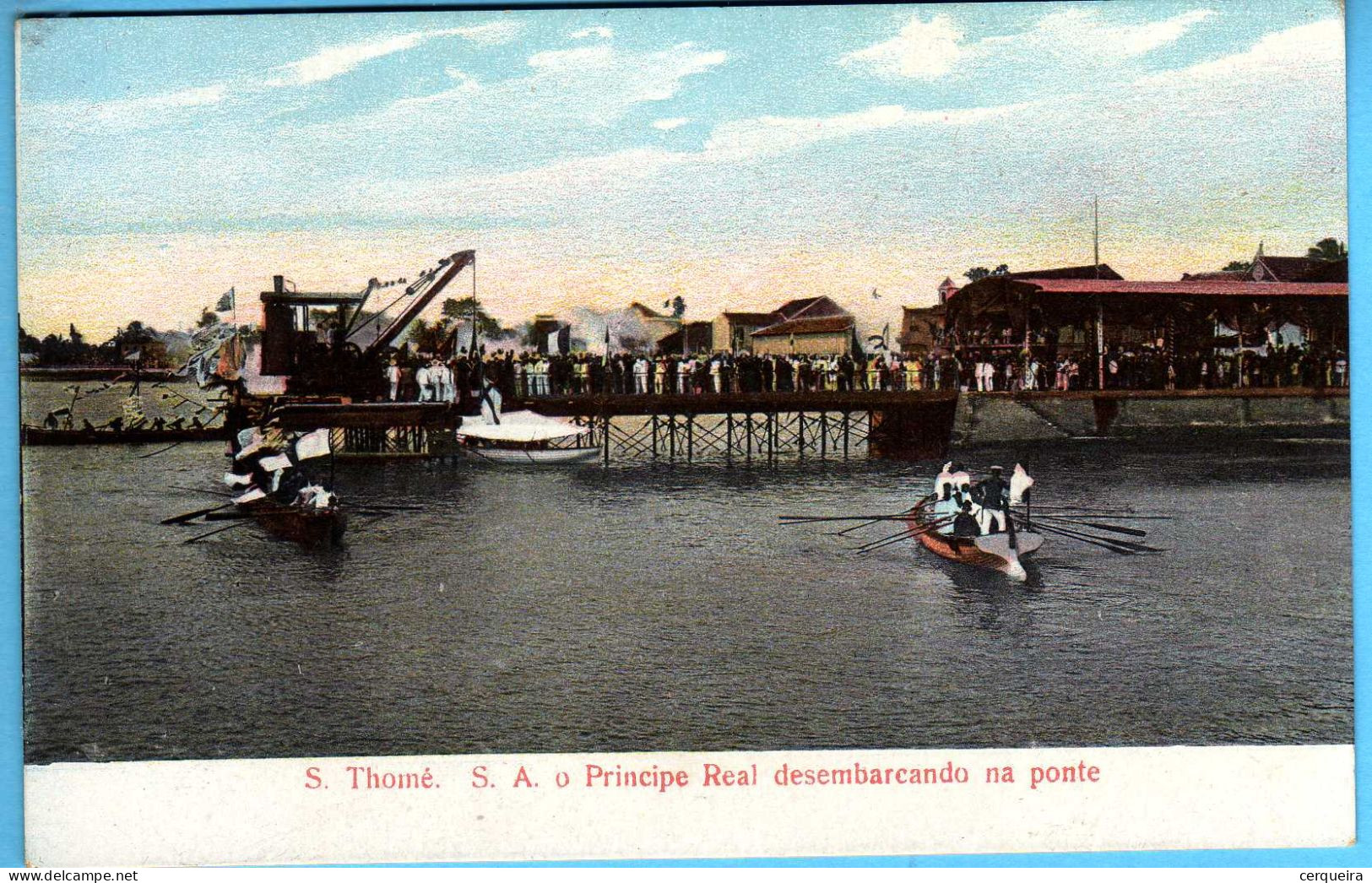 S.THOMÉ-S.A. Príncipe REAL -DESEMBARCANDO NA PONTE - Sao Tome En Principe