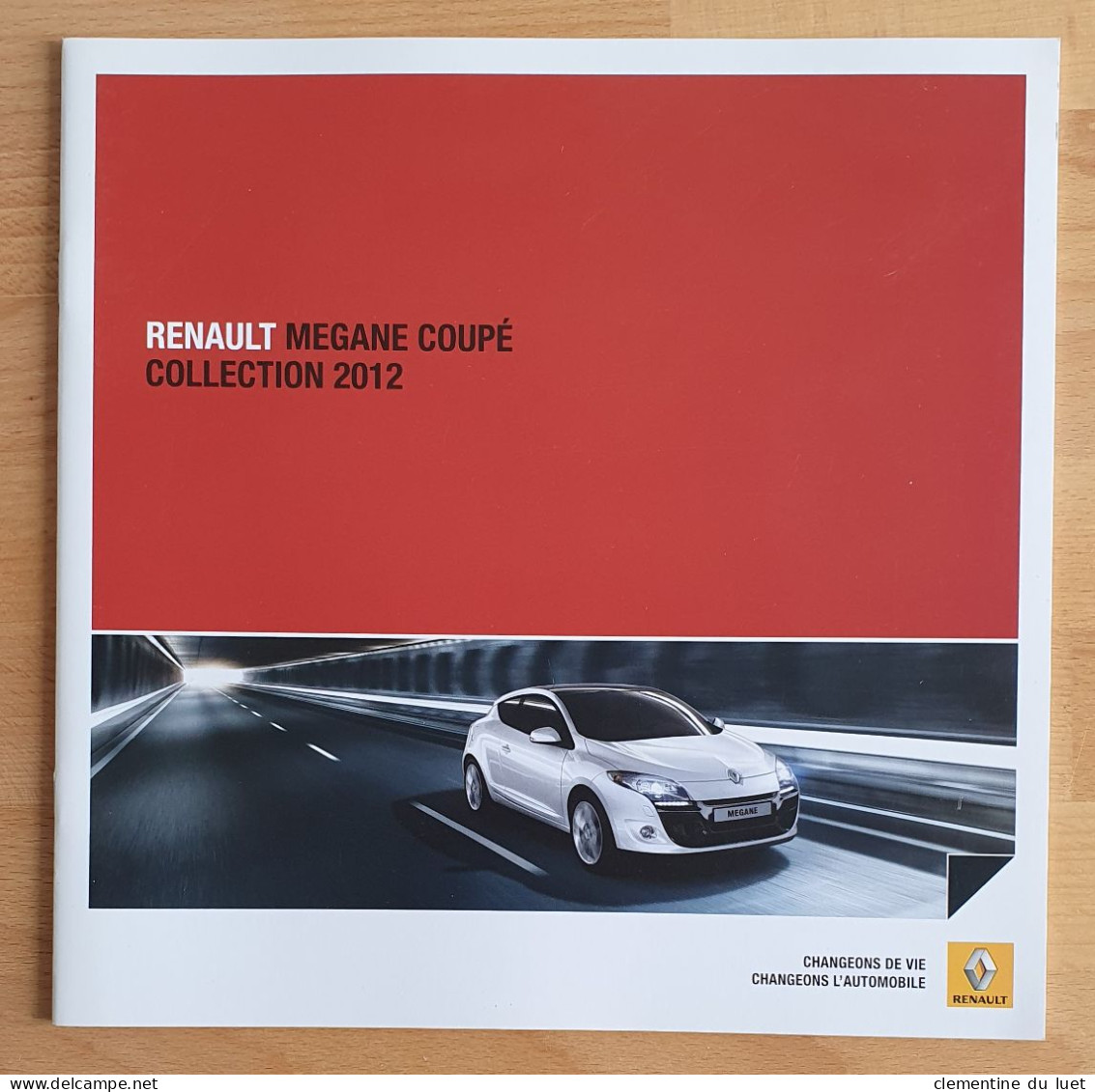 BROCHURE RENAULT MEGANE COUPE COLLECTION 2012 - Voitures