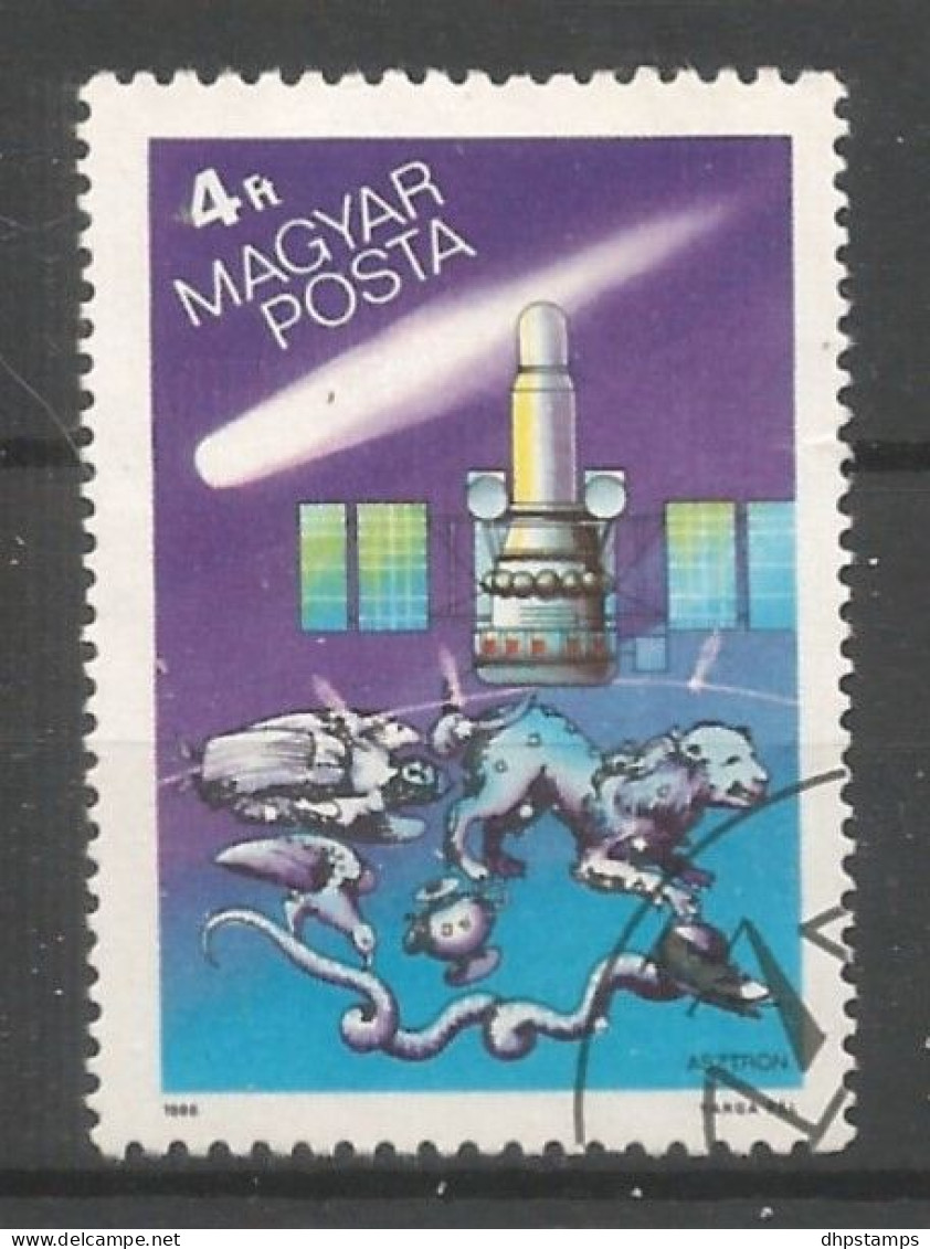 Hungary 1986 Comet Haley  Y.T. 3027 (0) - Used Stamps