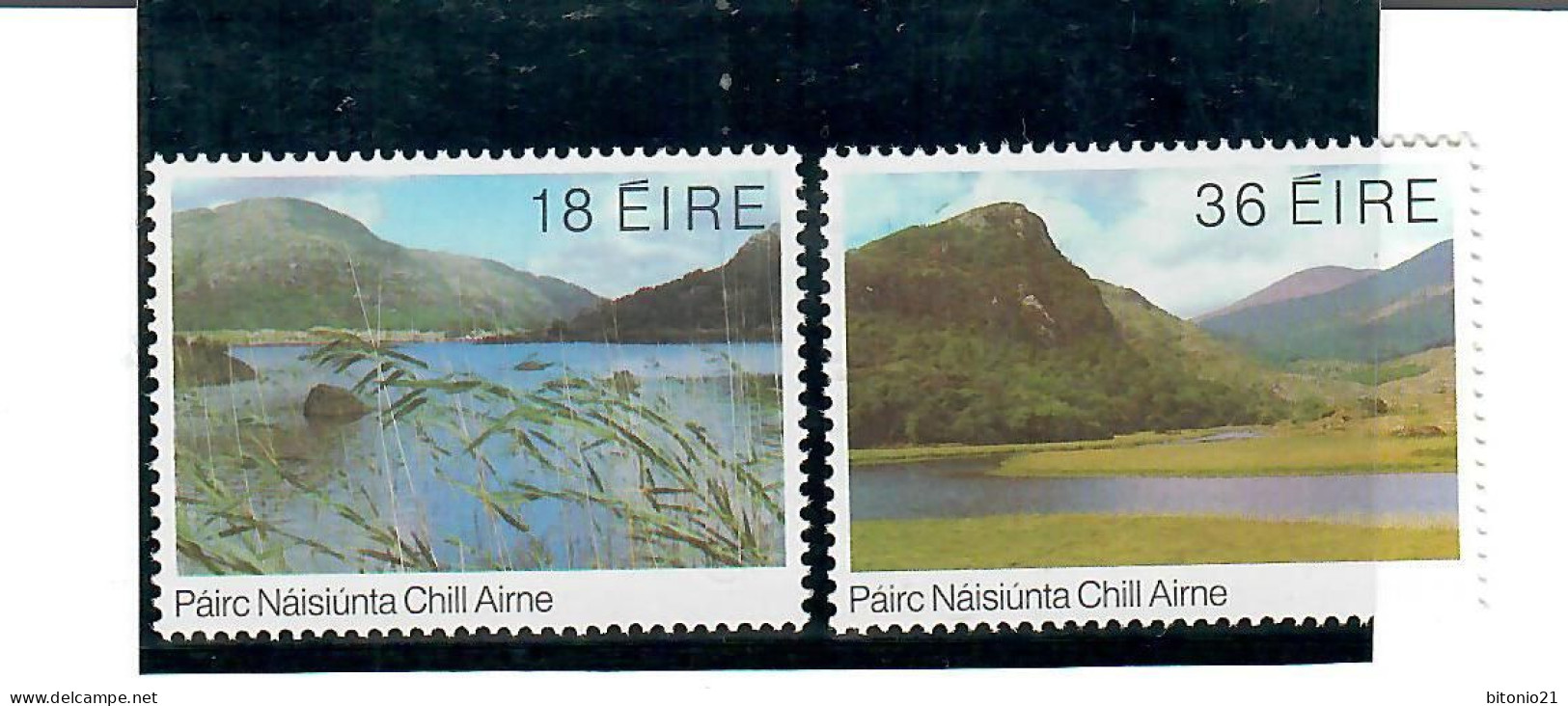 IRLANDE Lot 2 Timbres YT 463-464 , Neufs** De 1982 , Côte YT 3,00 - Neufs