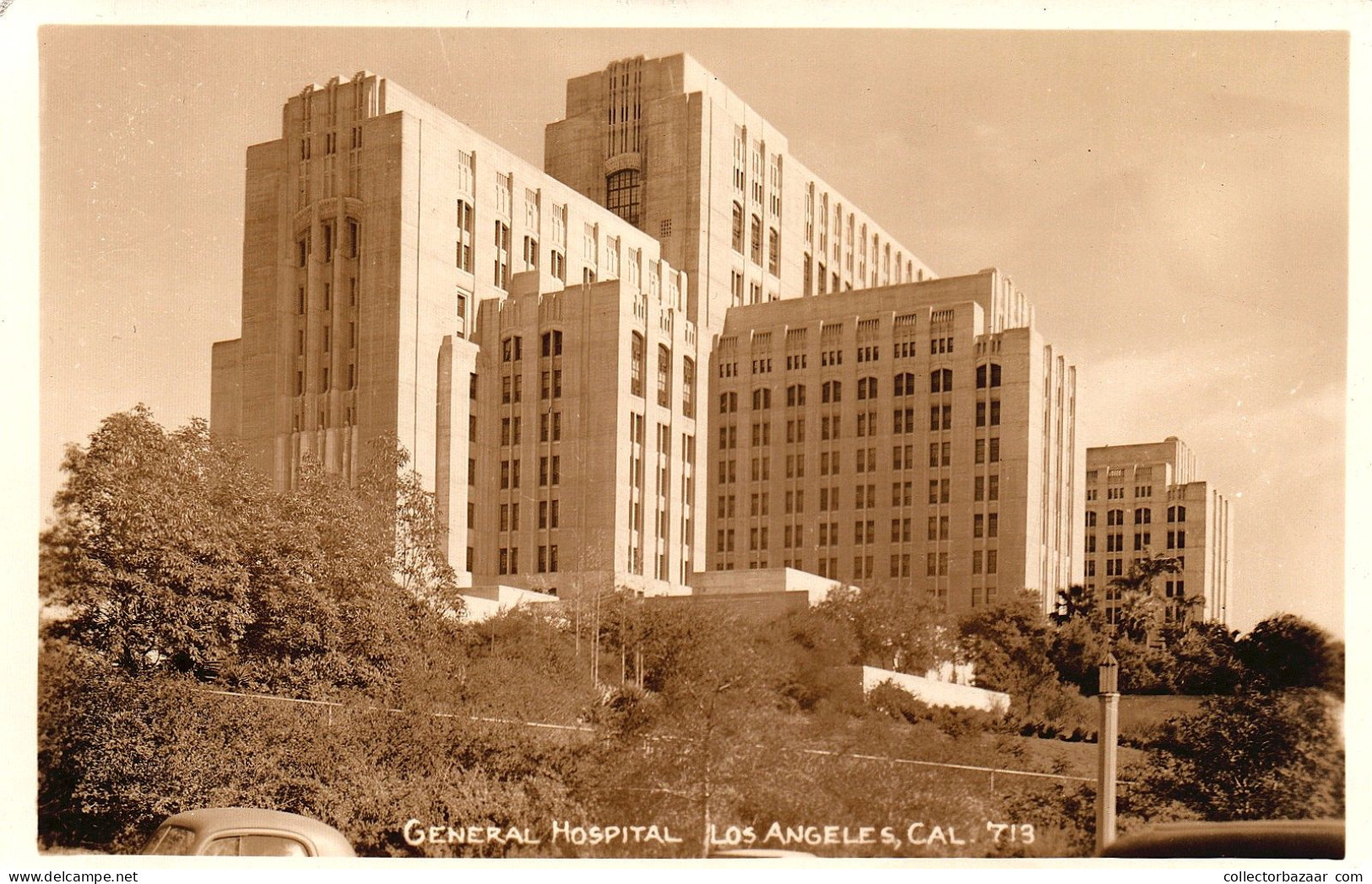 General Hospital Los Angeles CA  Art Deco Architecture Building - Los Angeles