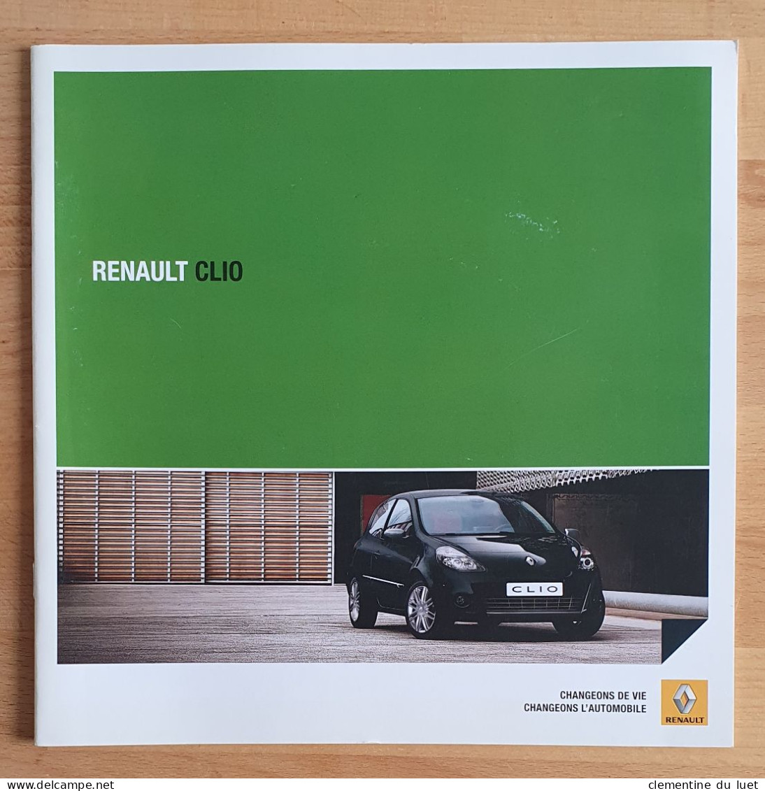 BROCHURE RENAULT CLIO COLLECTION 2012 - Voitures