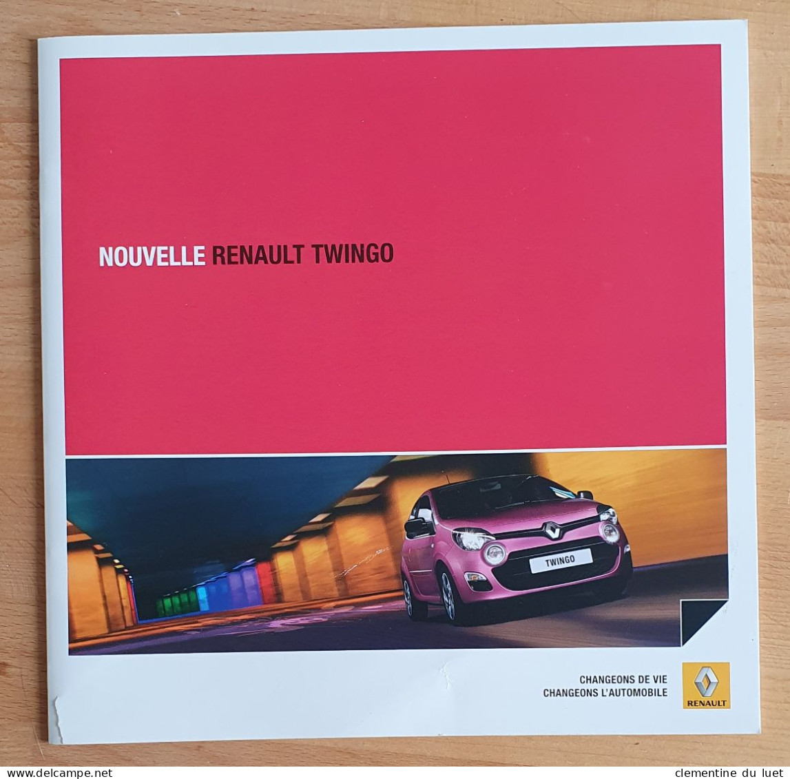 BROCHURE NOUVELLE RENAULT TWINGO COLLECTION 2012 - Voitures