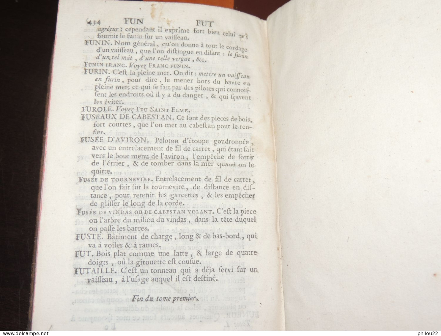 SAVERIEN - Dictionnaire Historique, Théorique Et Pratique De MARINE  T. I.  1758 - 1701-1800