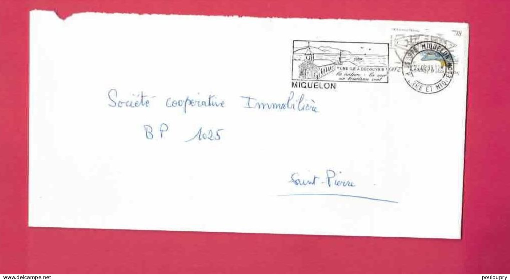 Lettre De 1998 Pour SPM - YT N° 645 - Navire - Doris - Seul Sur Lettre - Flamme De Miquelon - Lettres & Documents