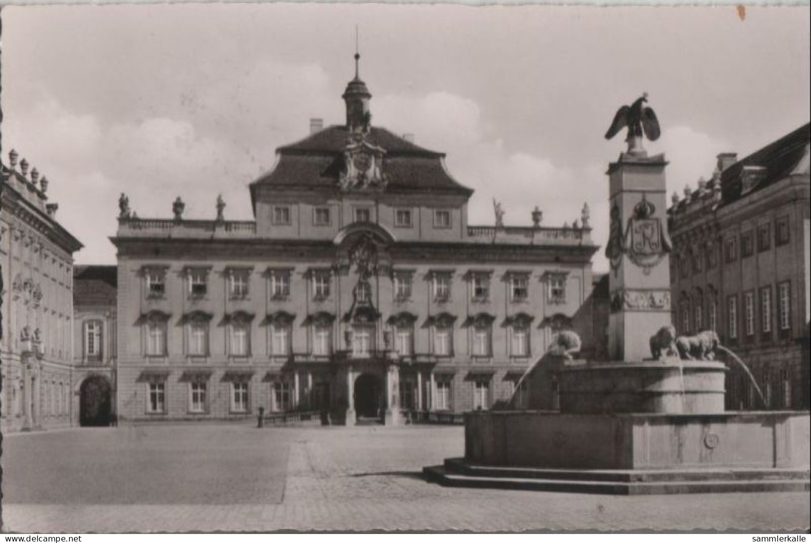 38488 - Ludwigsburg - Schloss, Mittlerer Schlosshof - 1959 - Ludwigsburg