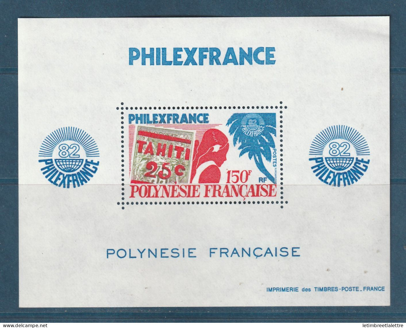 Polynésie - Bloc - YT N° 6 ** - Neuf Sans Charnière - 1982 - Blokken & Velletjes