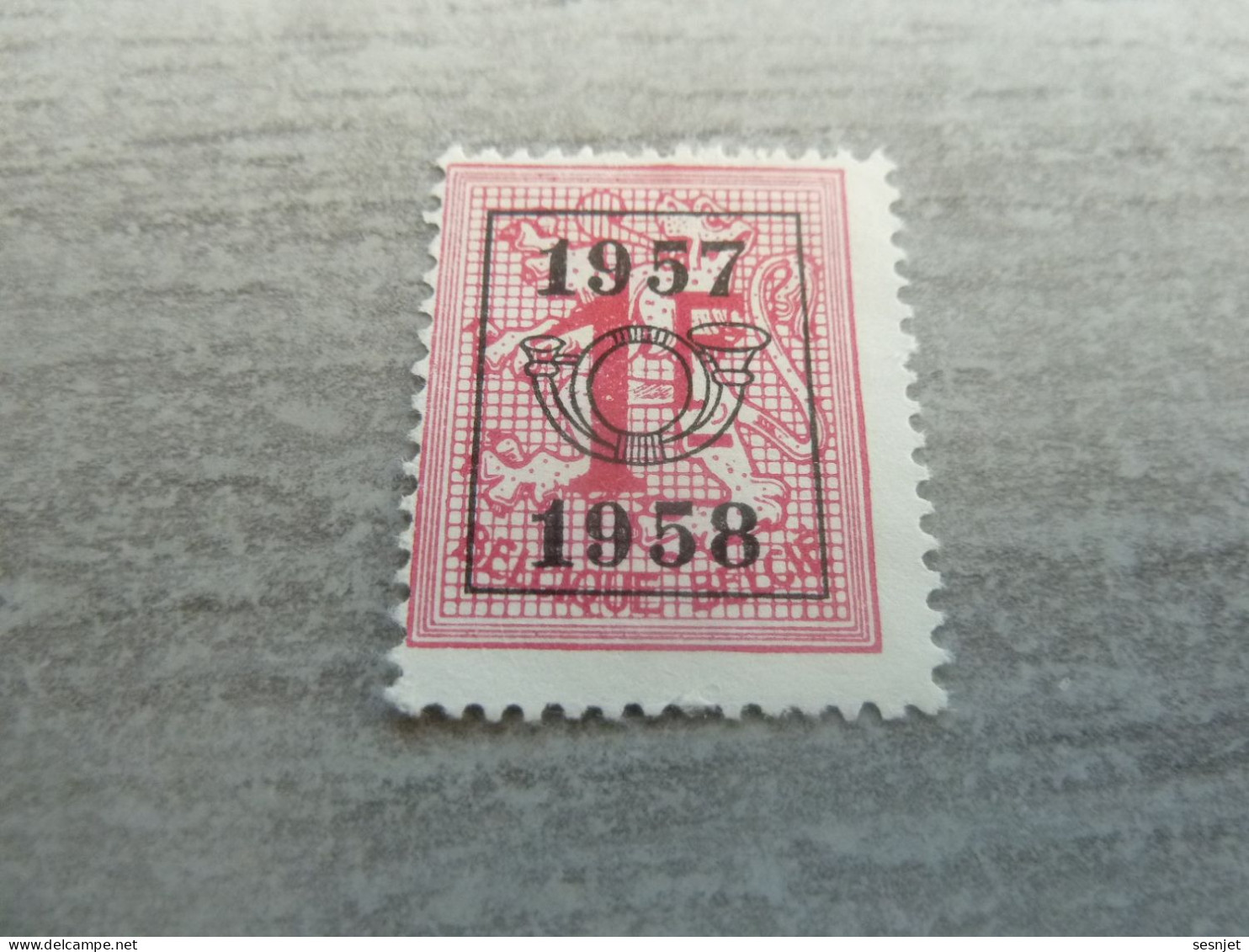 Belgique - Lion - Préoblitéré - 1f. - Rose - Neuf - Année 1957 - 58 - - Typografisch 1951-80 (Cijfer Op Leeuw)