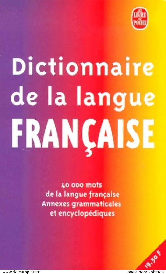 Dictonnaire De La Langue Française (2000) De Jean Dubois - Dictionnaires