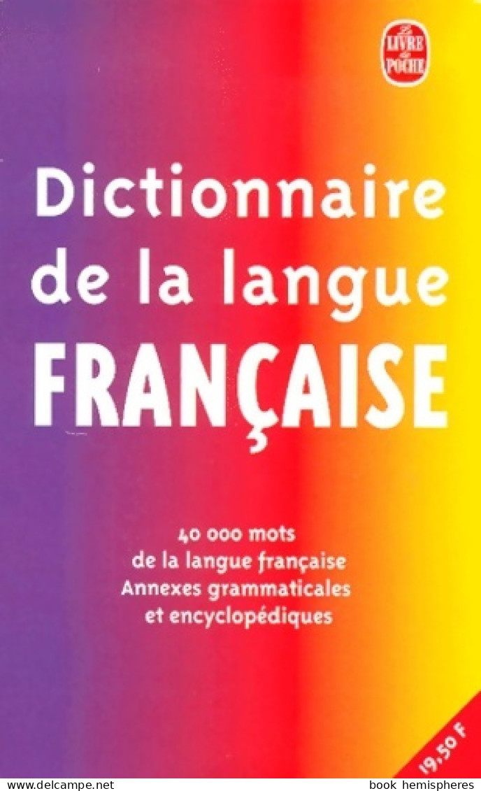 Dictonnaire De La Langue Française (2000) De Jean Dubois - Woordenboeken