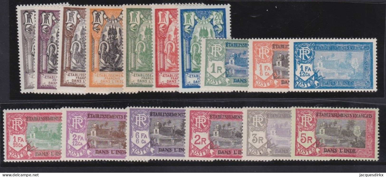 Inde  .  Y&T   .    16 Timbres    .      *   .    Neuf Avec Gomme - Unused Stamps