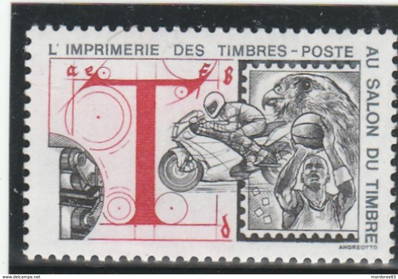France - 1994 - Vignette Imprimée Au Salon Des Loisirs Du Timbre Au Parc Floral De Paris NEUF ** - Briefmarkenmessen