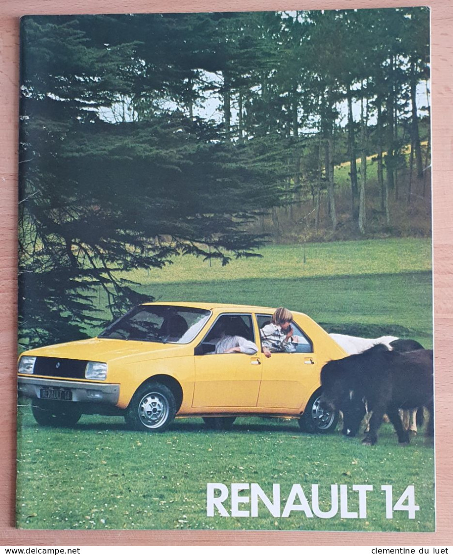 BROCHURE RENAULT 14 - Voitures