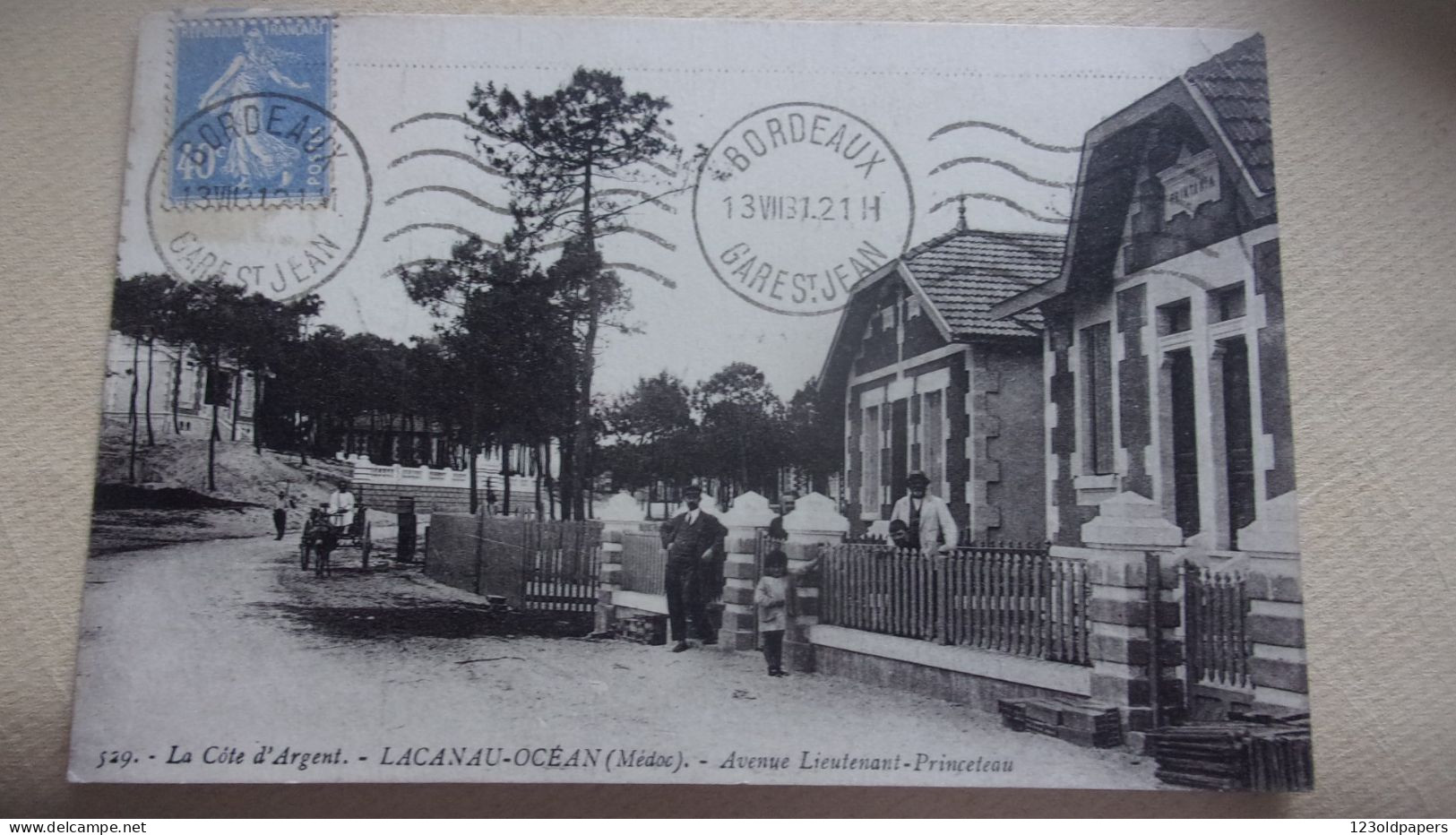 33  LACANAU OCEAN - Avenue Lieutenant Princeteau, VILLA PRINTANIA - Autres & Non Classés