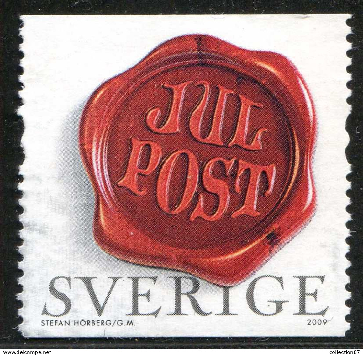 Réf 77 < SUEDE < Yvert N° 2707 Ø < Année 2009 Used SWEDEN < Noel > Cachet De Cire - Usati