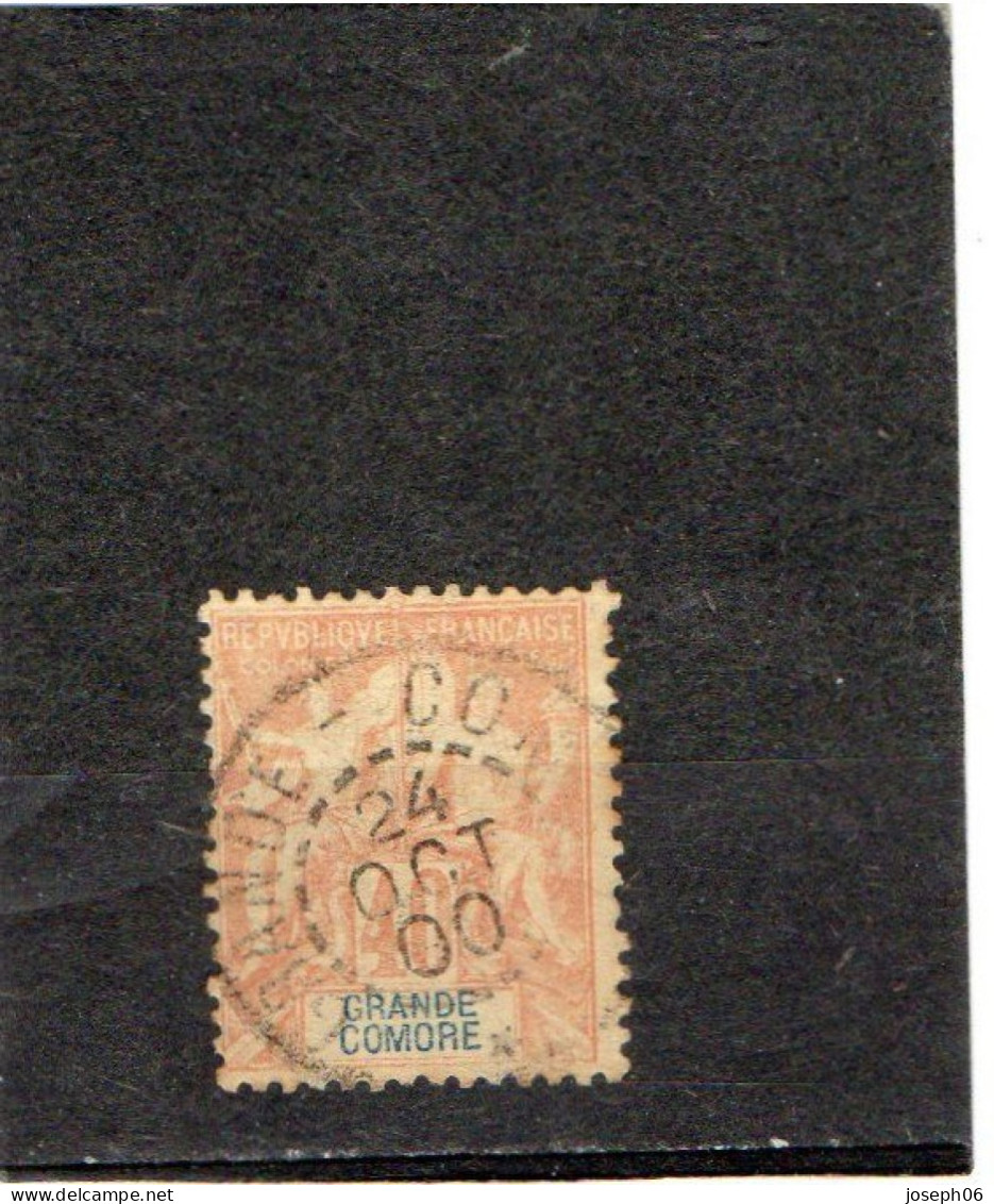 GRANDE  COMORE  1897  Y.T. N° 1  à  13  Incomplet  N°10  Oblitéré - Comores (1975-...)