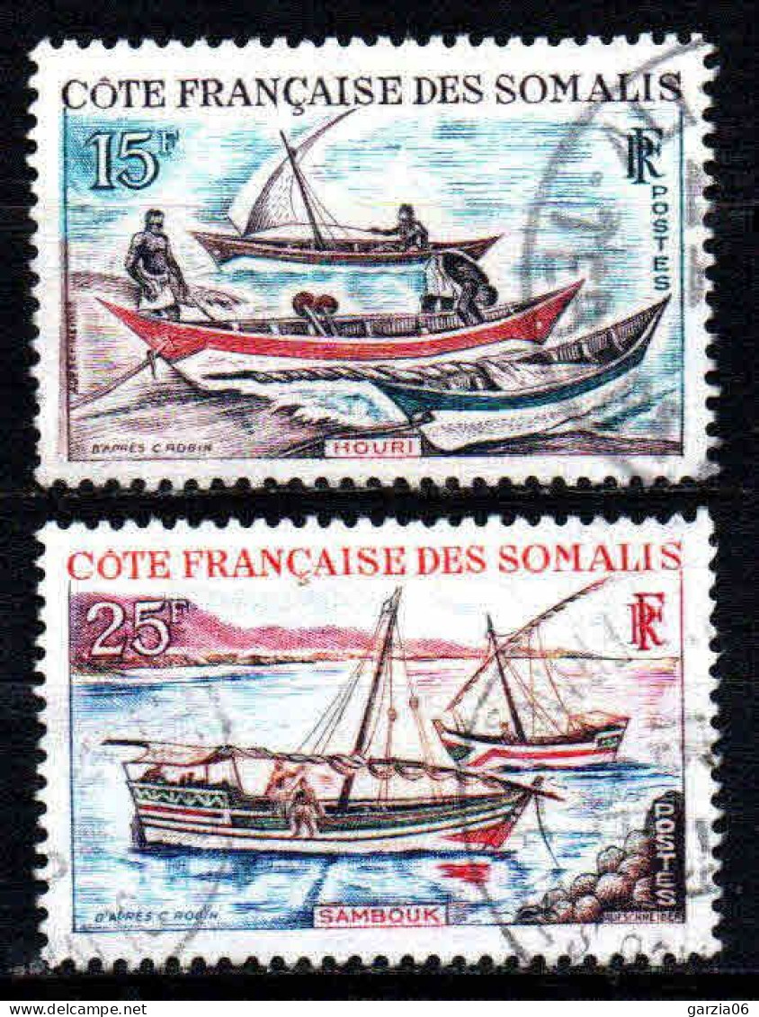 Cote Des Somalis  - 1964 - Voiliers -  N° 320/321  - Oblit -Used - Oblitérés