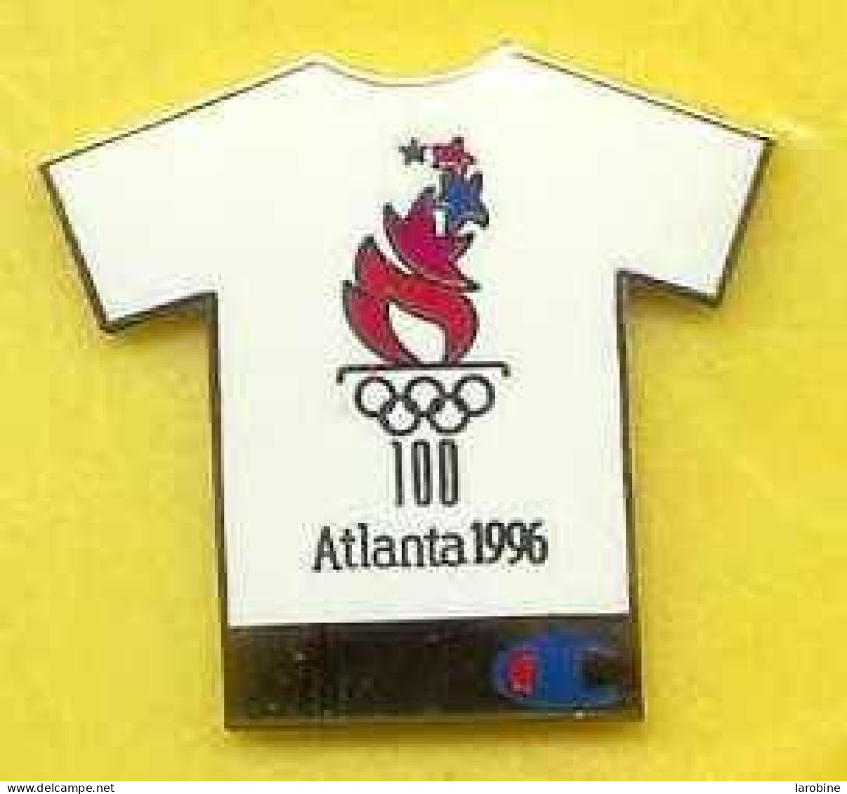 @@ Jeux Flamme Olympique Maillot 100 ATLANTA 1996 (2.7x3) EGF @@sp28 - Giochi Olimpici