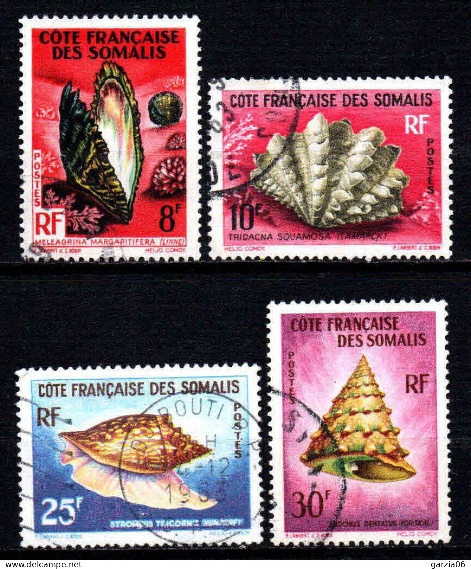 Cote Des Somalis  - 1962 - Coquillages De La Mer Rouge  -  N° 311 à 314 - Oblit - Used - Used Stamps