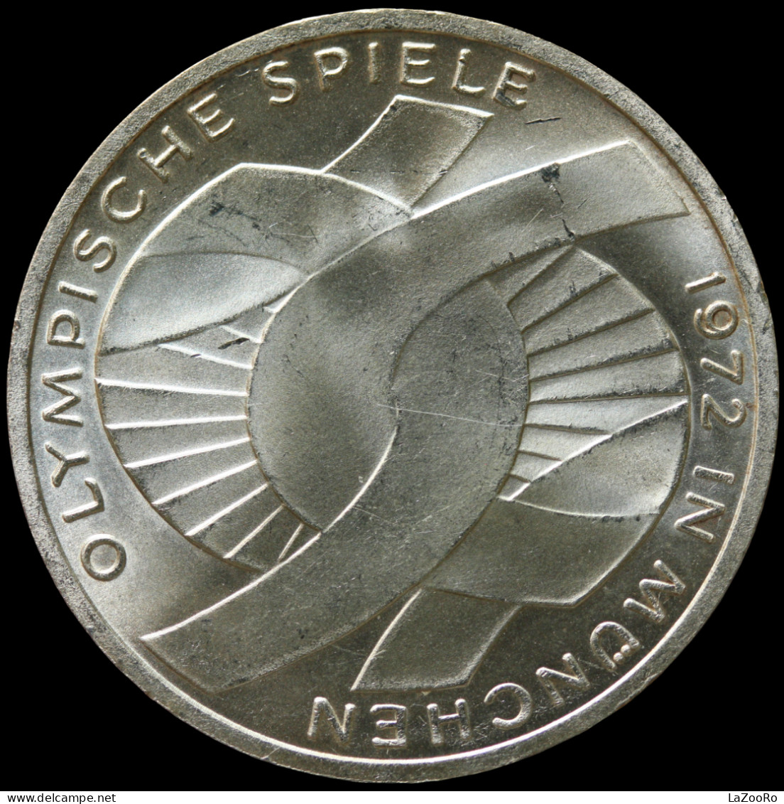 LaZooRo: Germany 10 Mark 1972 F Olympics - Silver - Commémoratives