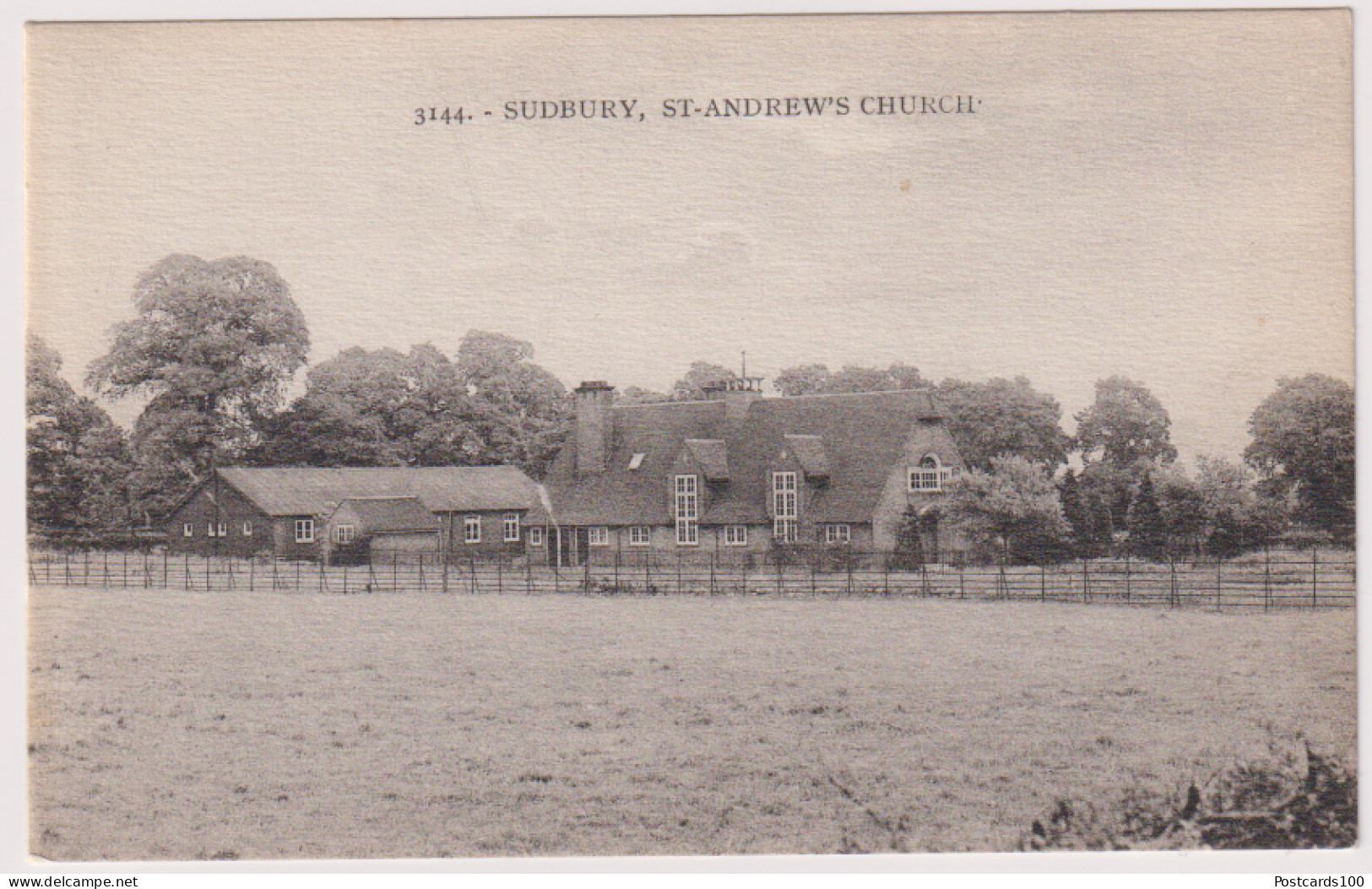 SUDBURY - ST ANDREWS CHURCH - MIDDLESEX - WEMBLEY - LONDON - POSTCARD - Middlesex