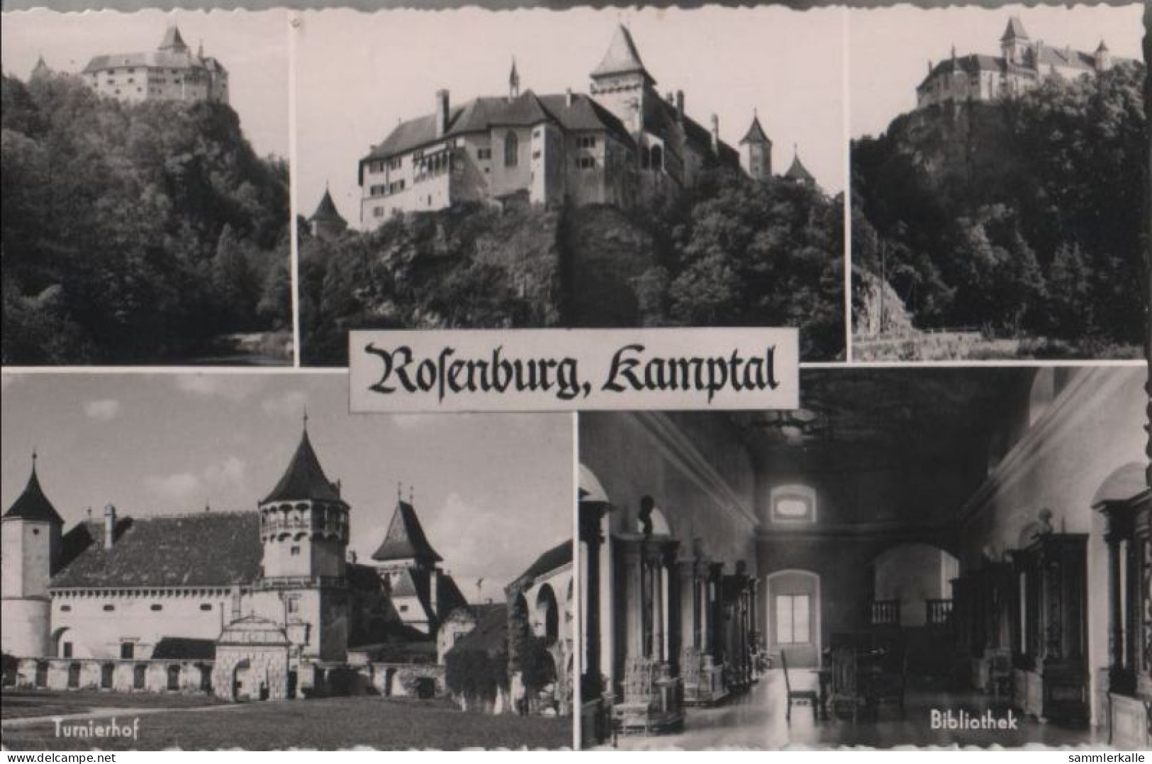 63232 - Österreich - Rosenburg - 5 Teilbilder - Ca. 1960 - Rosenburg